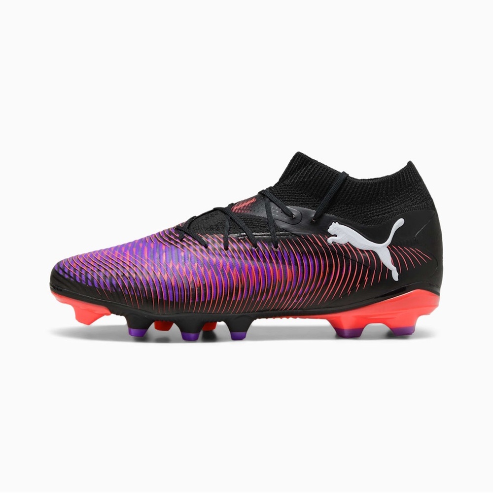 Puma Black and Purple Soccer Cleats